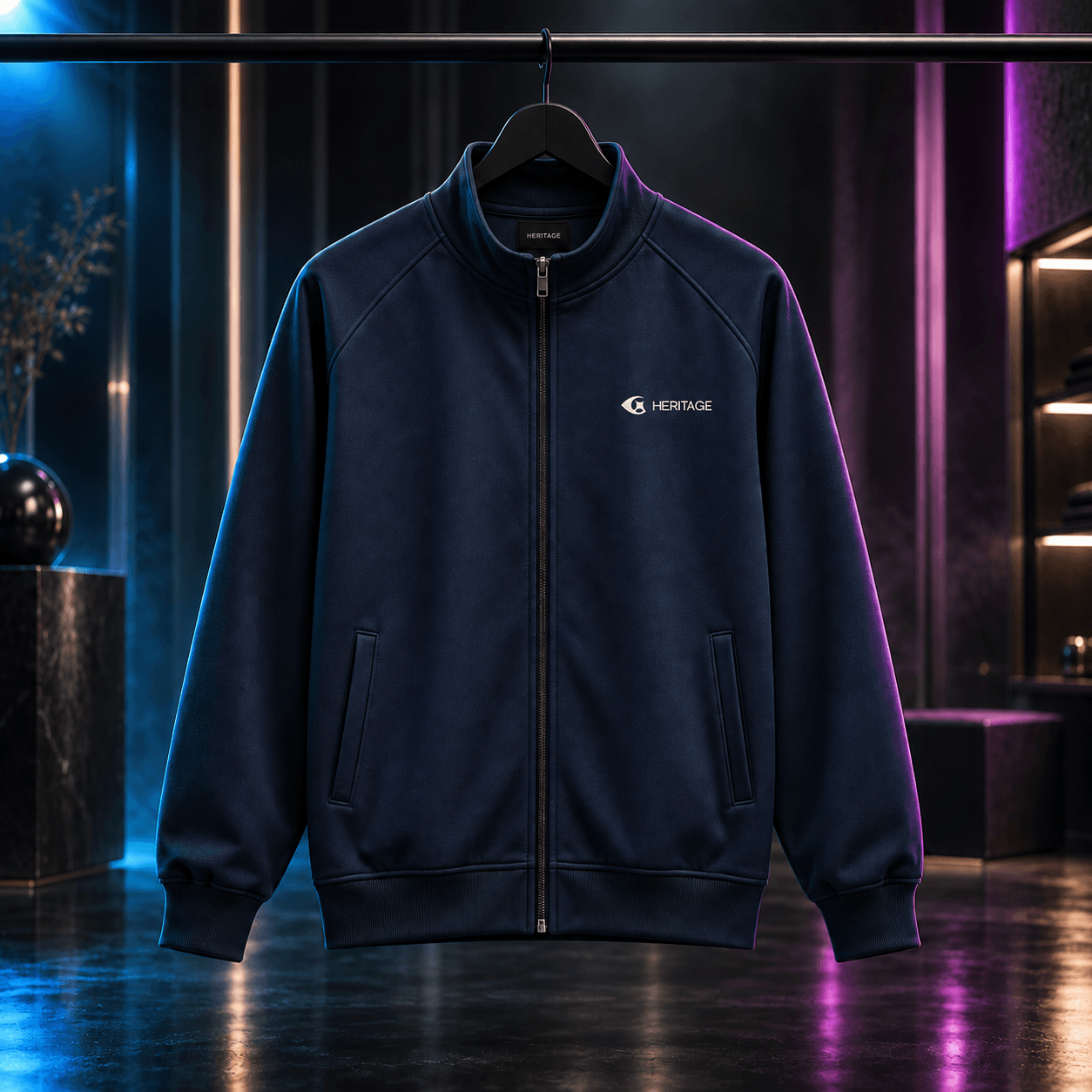 Mockup Heritage — Veste d’équipe